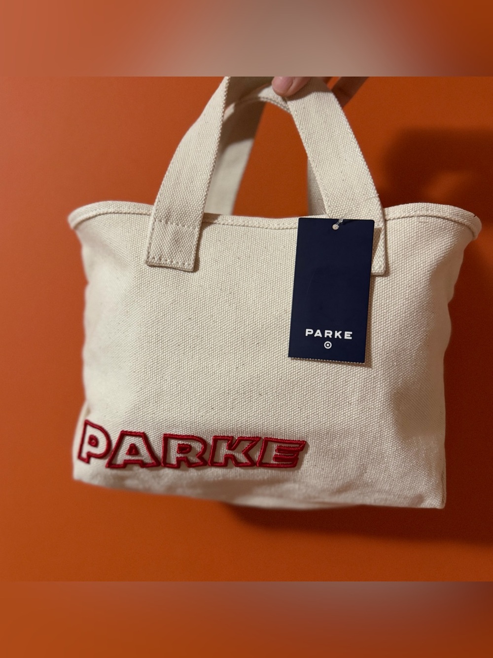 NWT/ Parke Target mini canvas tote bag